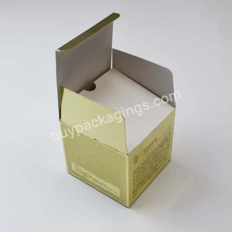 Well Designed Produits Soins De Visage Bottle Jars Packaging Foldable Face Cream Skincare Paper Box With Flute Insert