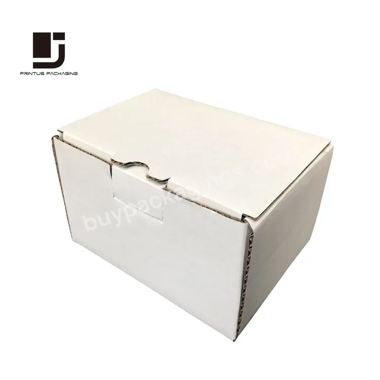 White Corrugated Boxes Makeup Packaging For Cosmetics