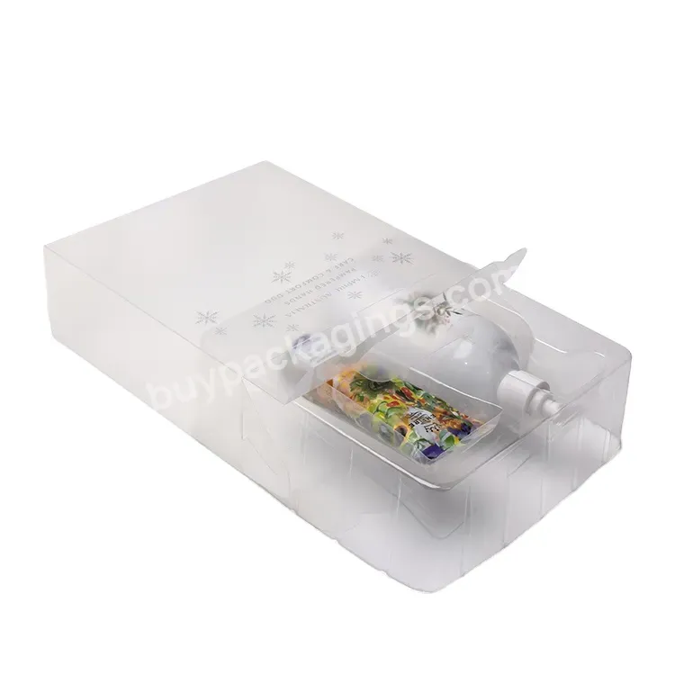 White Custom Transparent Pp Packing Box For Cosmetic Pp Plastic Clear Skin Care Set Packaging Box