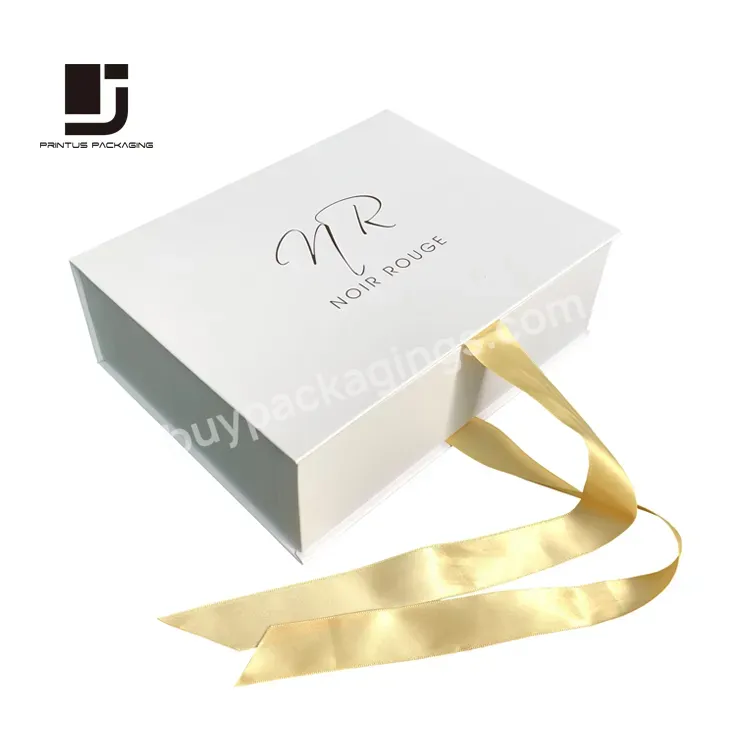 White Elegant Christmas Eve Box Packaging