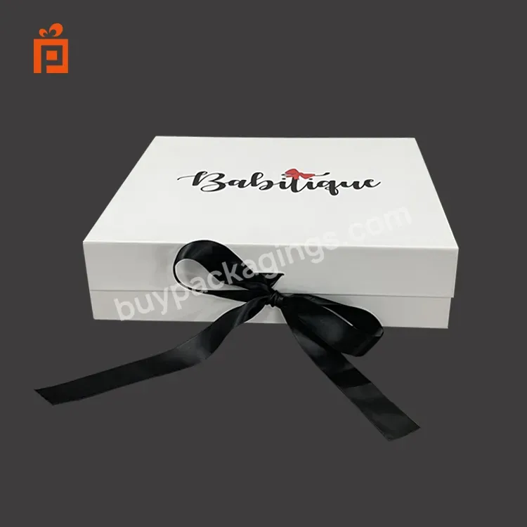 White Folding Cardboard Box Package For Men's Belt