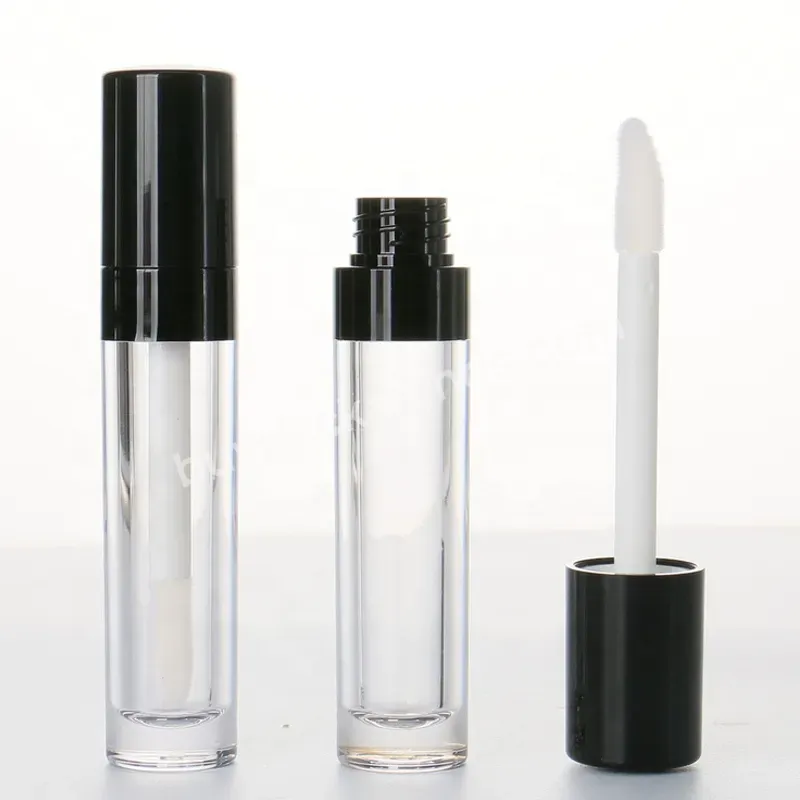 Whole Sale Cosmetic Lip Stick Tube White Wand Colors Lids Plastic Abs Petg 8ml Empty Lip Gloss Tube