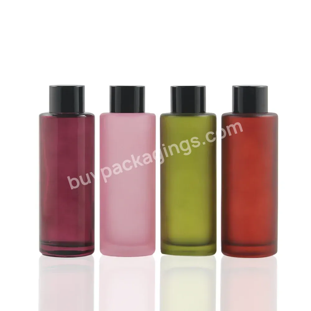 Wholesale 100ml Green/amber/red/pink Toner Glass Bottle With Screw Cap - Buy 100ml Glass Bottle,Empty Toner Bottle,Cosmetic Container With Screw Cap.