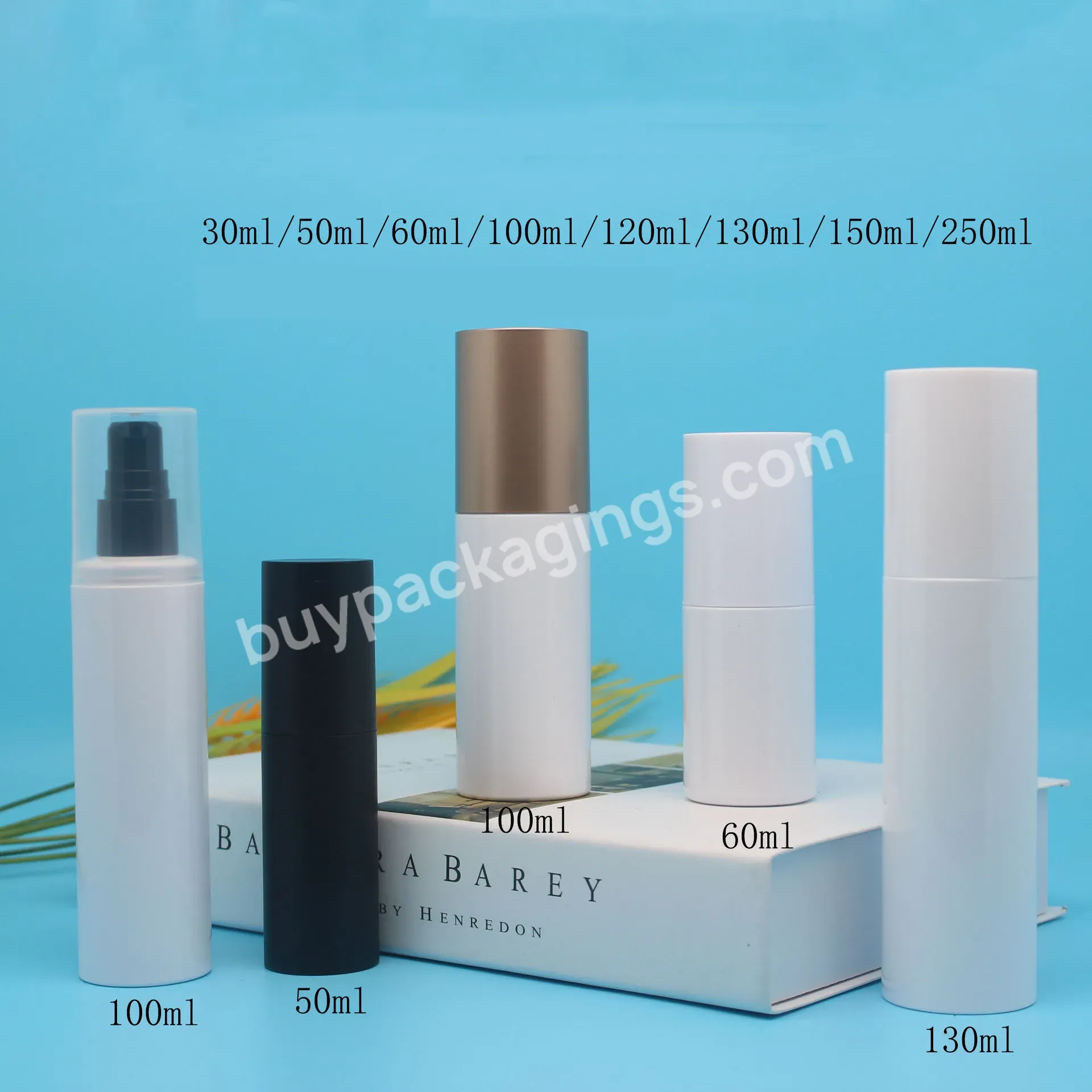 Wholesale 130ml Pet Customize Spray Bottle With Cover Lid Lotion Bottle Gel Bottle Conditioner Liquid Tubes