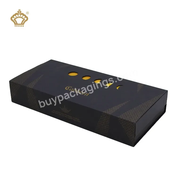 Wholesale Black Luxury High Quality Wedding Favor Designs Round Cylinder Square Packing For Cake Cookie Snack Chocolate
