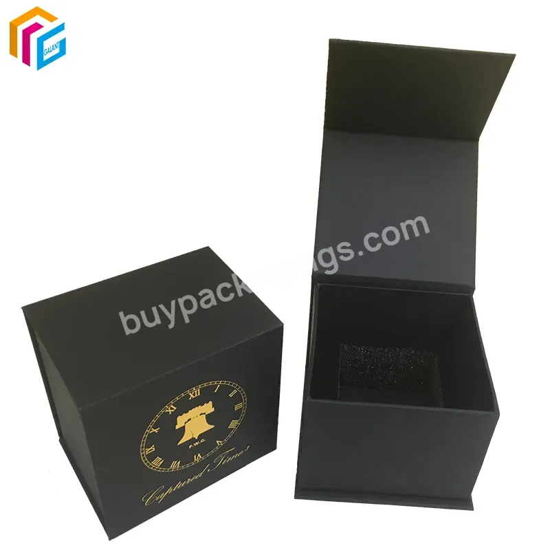 Wholesale Black Magnetic Boxes Custom Logo Cardboard Magnetic Gift Box Gold Foil Luxury Cosmetic Magnetic Packaging Boxes