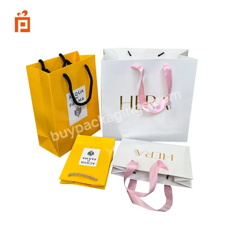 Wholesale Custom Brand Clothing Shopping Paper Bags