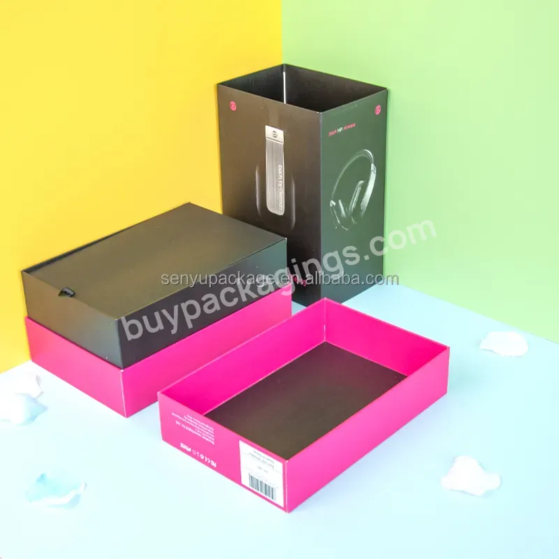 Wholesale Custom Brand Shipping Mobile Phone Case Clear Plastic Neutral Packaging Retail Package Boxes