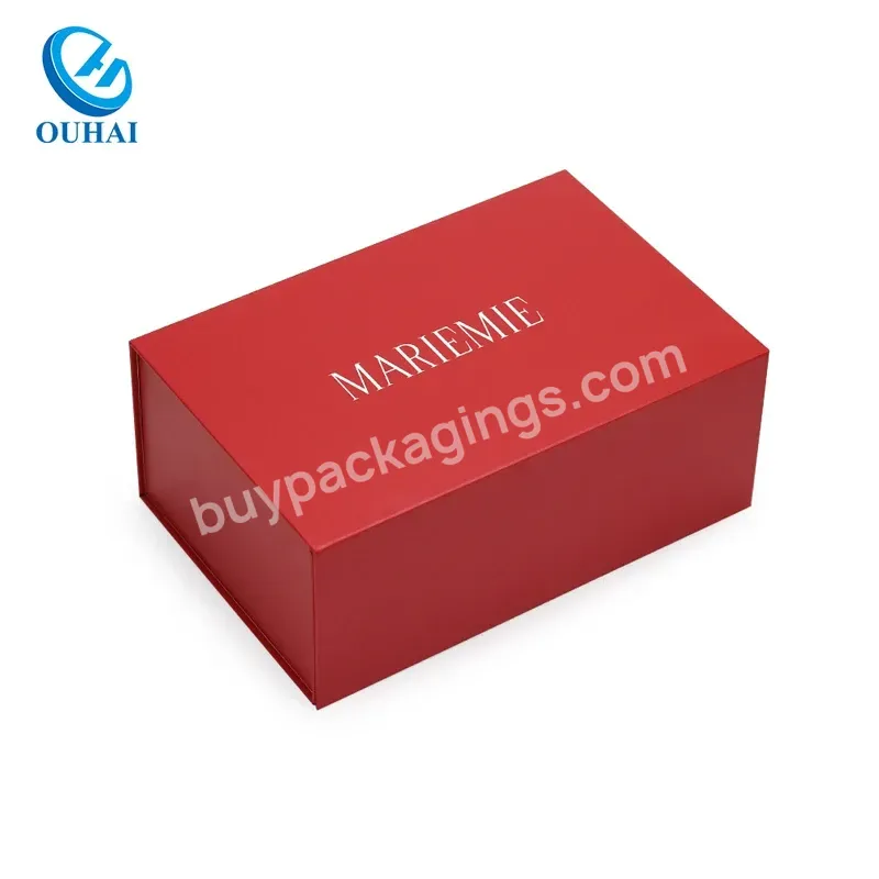 Wholesale Custom Color&logo Recyclable Luxury Factory Price Perfume Wig Skincare Magnetic Folding Paper Cardboard Kraft Box
