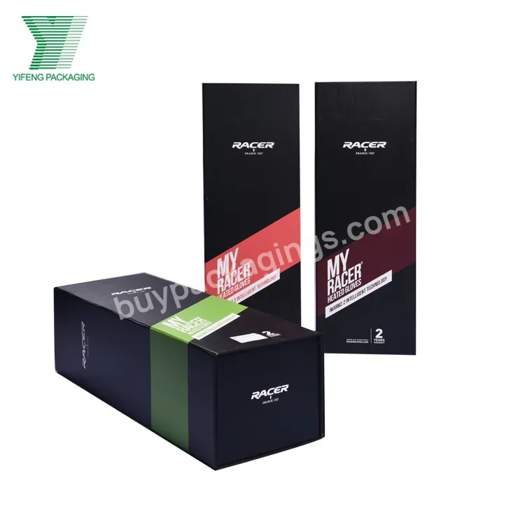Wholesale Custom Company Logo Bottle Box Black Magnetic Closure Folding Luxury Gift Packaging Wine Vodka Box