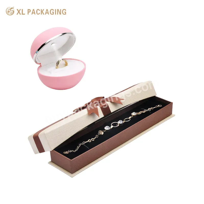 Wholesale Custom Fashion Bracelet Necklace Ring Luxury Jewelry Packaging Box With Logo