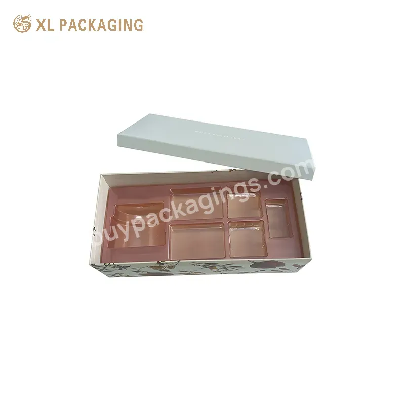 Wholesale Custom Fashion Cosmetic Box Perfume Skin Care Tray Cosmetic Packaging Box For Logo