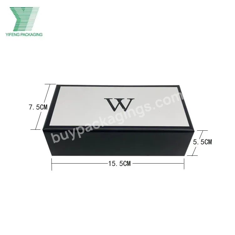 Wholesale Custom Logo High-end Gift Perfume Bottle Cosmetic Box Black Hard Paper Cosmetic Packaging Empty Perfume Boxes