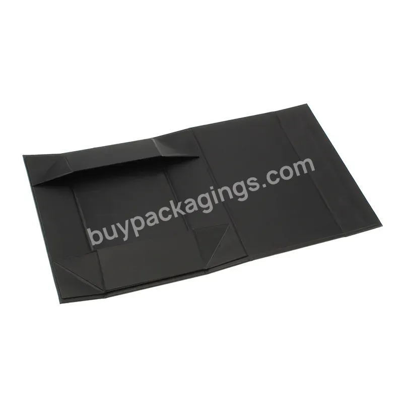 Wholesale Custom Logo Printed Folding Foldable Fold Cardboard Magnet Magnetic Box For Shoes & Clothing