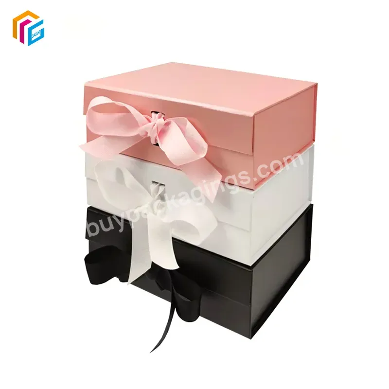 Wholesale Custom Logo Printed Magnetic Boxes Rigid Cardboard Boxes Foldable Gift Packaging Magnetic Boxes For Packing