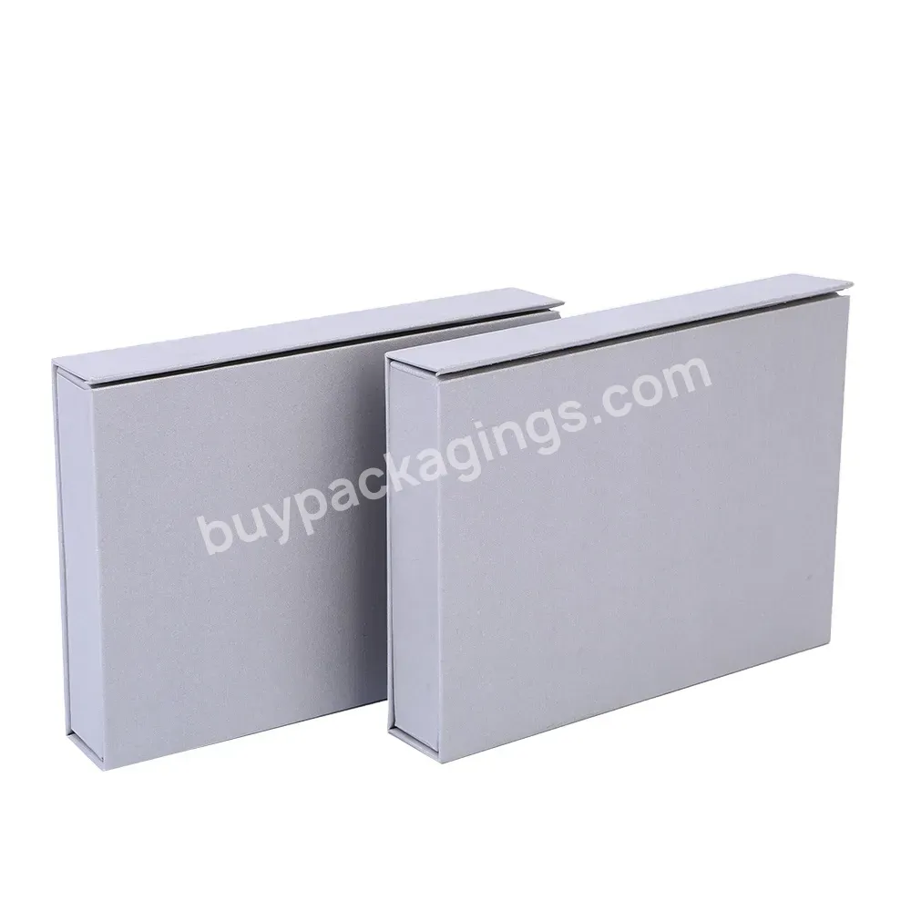 Wholesale Custom Logo Printing Magnetic Packaging Box With Ribbon Durable Decorative Book Shaped Magnetic Packaging Box