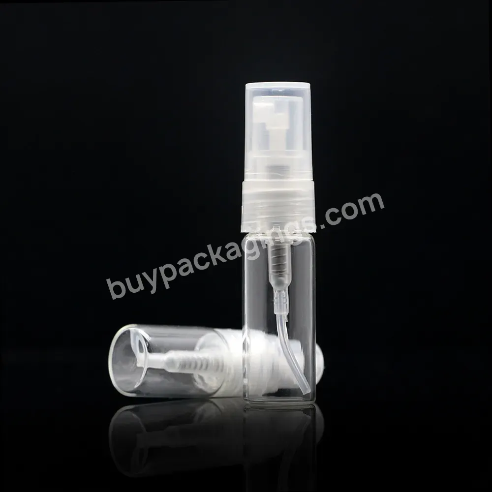 Wholesale Custom Luxury 1ml 2ml 3ml 5ml 7ml 10ml Clear Empty Round Shaped Glass Spray 10ml Refillable Atomizer Perfume