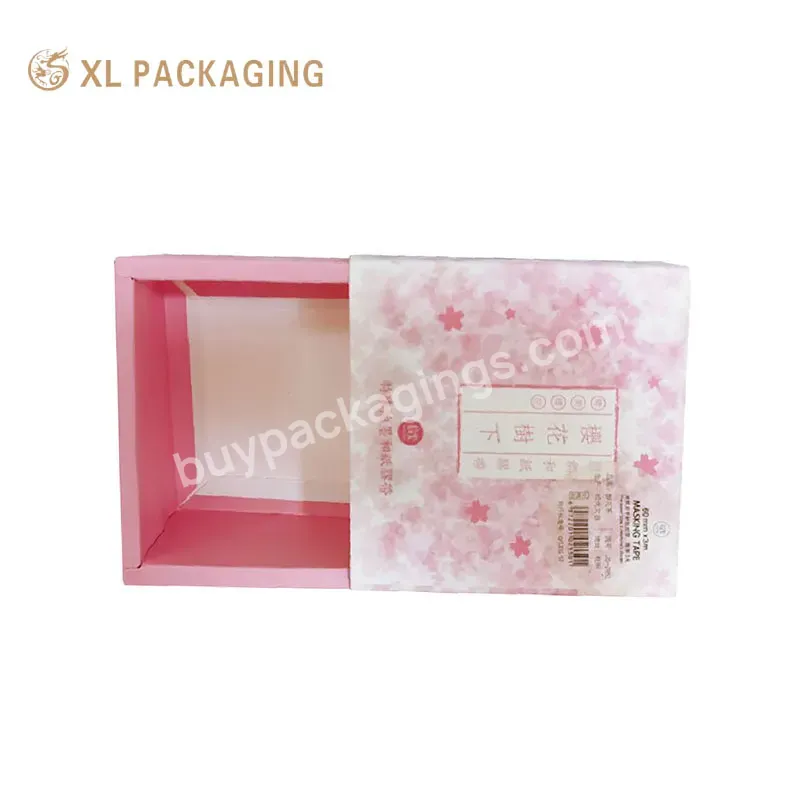 Wholesale Custom Luxury High Quality Corrugated Packaging Cosmetic Drawer Box With Gift - Buy Cosmetic Drawer Box For Gift,Pink Paper Corrugated Box For Cosmetic,Paper Box Drawer Box Packaging Box.