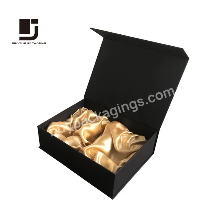 Wholesale Custom Luxury Packaging Black Gift Mug Paper Box