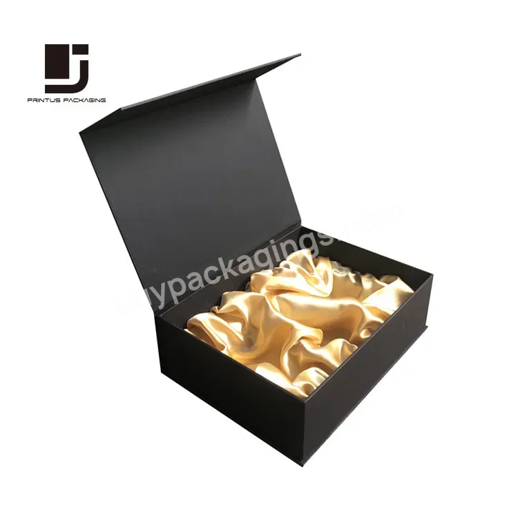 Wholesale Custom Luxury Packaging Black Gift Mug Paper Box