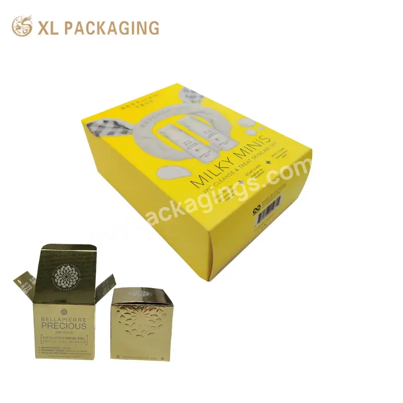 Wholesale Custom Luxury Perfume Fashion Cosmetic Paper Card Box For Care Skin