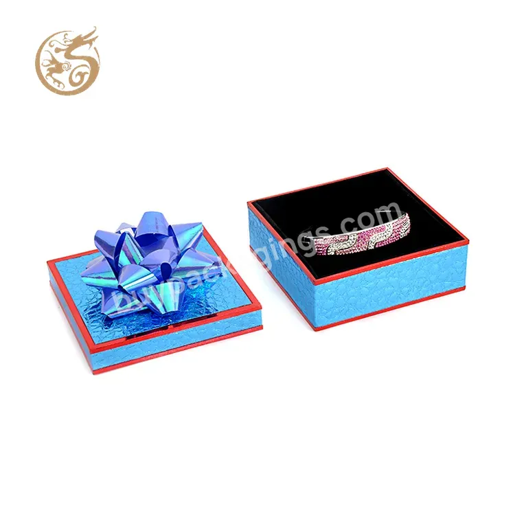 Wholesale Custom Novelty Box Earring Ring Cute Jewelry Lid And Base Jewelry Box For Gift