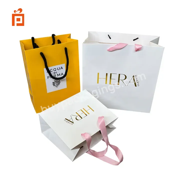Wholesale Custom Paper Shopping Bags For Cosmetic Eyelashes
