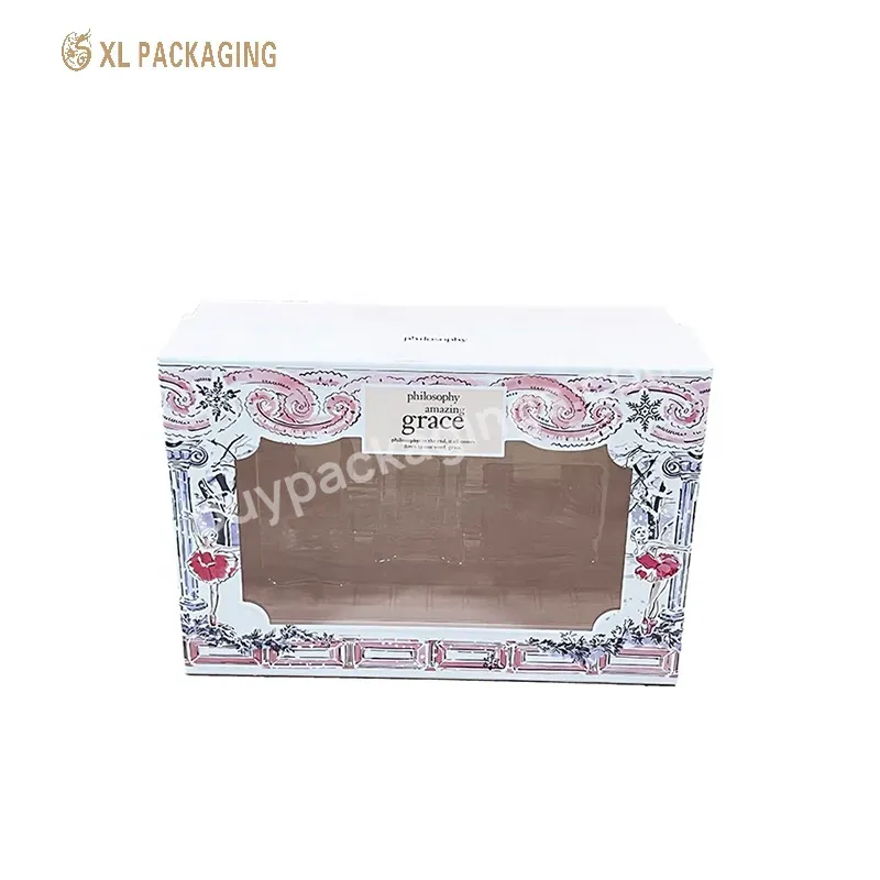 Wholesale Custom Printing Custom Logo Eco-friendly Paper Box Paper Rigid Cardboard Soap Boxes Packaging With Pvc Clear Window