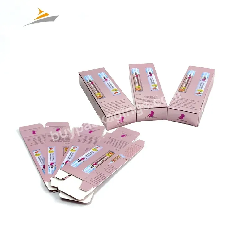 Wholesale Custom Printing Skin Care Products Beauty Lipstick Nail Polish Oil Box Cosmetic Paper Packaging Box