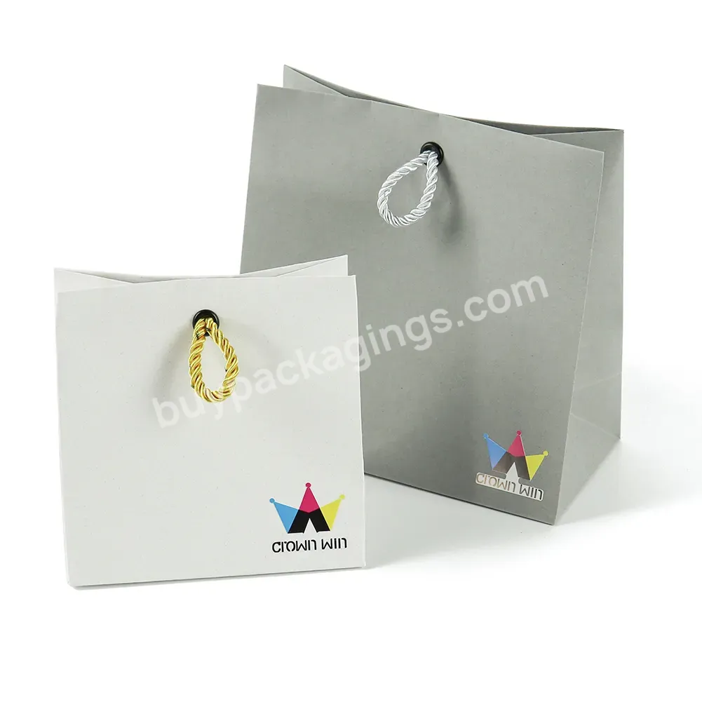 Wholesale Customized Branded Logo Luxury Black Paper Apparel Packaging Gift Shopping Bag Paperbag