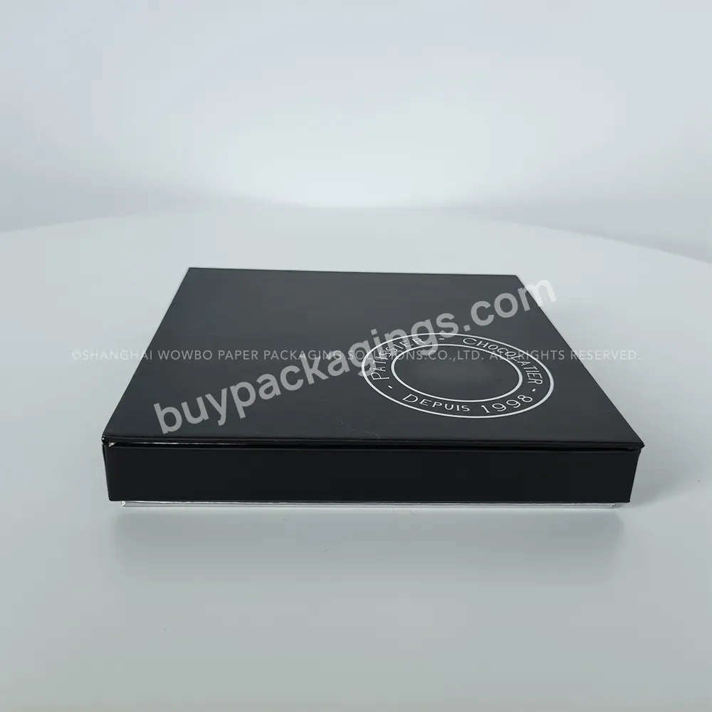 Wholesale Delicate Paper Package Box Premium Gift Box Luxury Rigid Cardboard Gift Lid And Base Paper Box Customized Logo High En