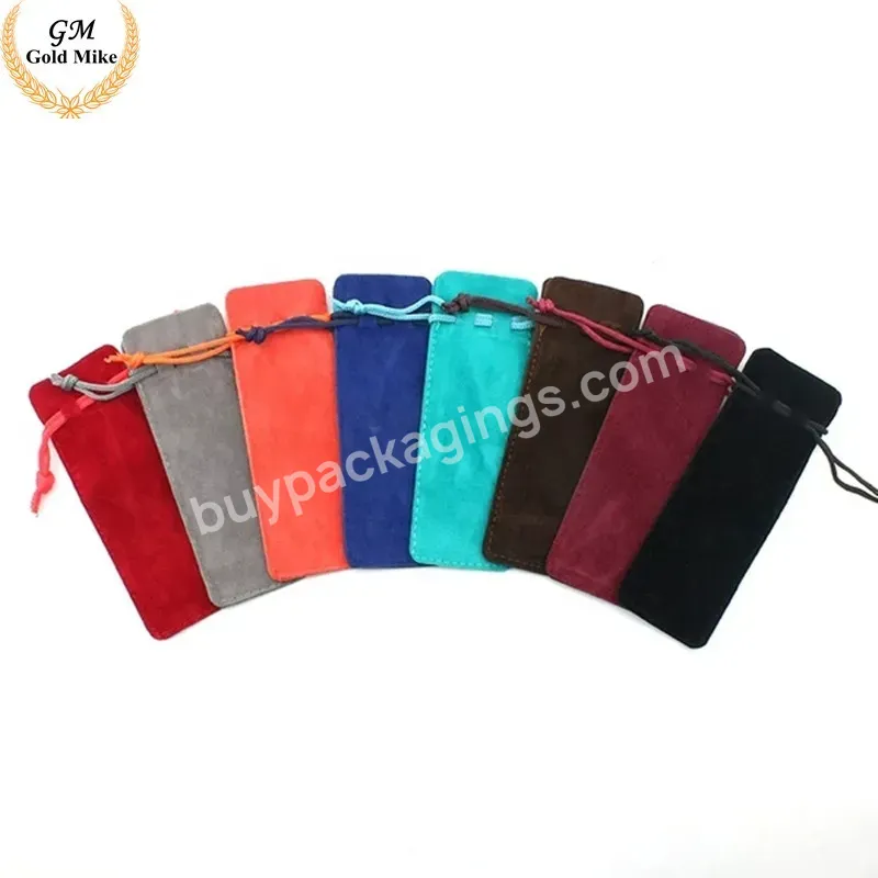 Wholesale Envelope Bag Velvet Jewelry Envelope Pouch Bags Grey Color