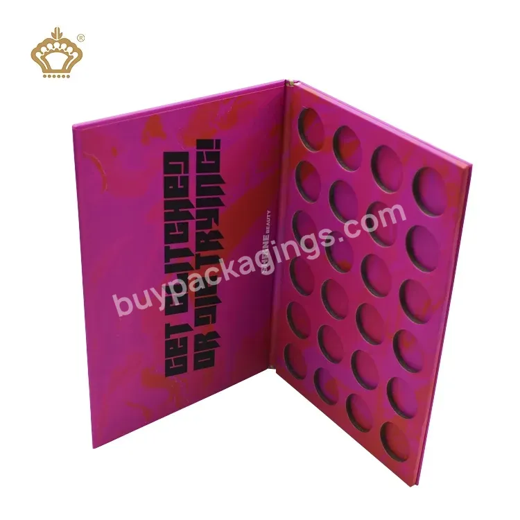 Wholesale Eyeshadow Palette Empty Magnetic Paper Package Makeup Container Cosmetics Packaging