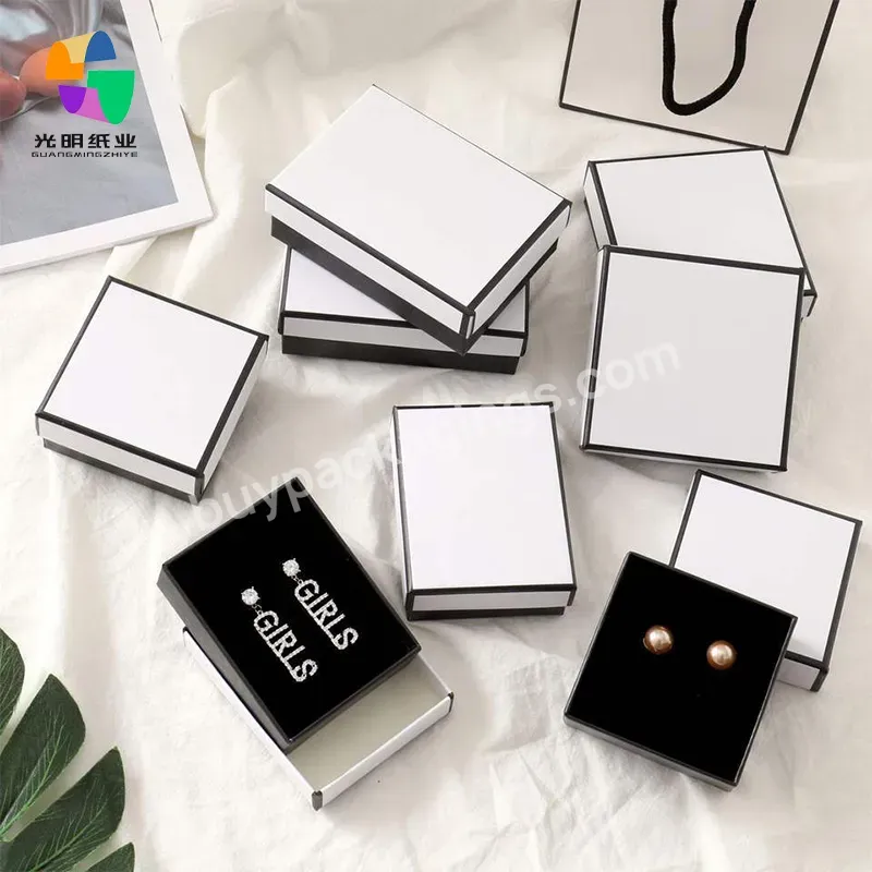 Wholesale Factory Price Eco Friendly Customizable Sliding Gift Jewelry Storage Drawer Boxes For Packaging