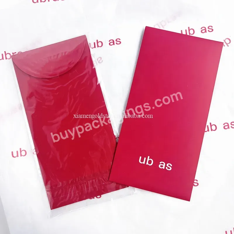 Wholesale Fancy Design Spot Uv Logo Gift Certificate Envelopes Luxury Paper Envelope