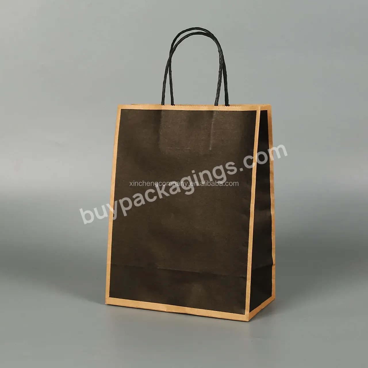 Wholesale Fancy Wedding Party Giveaway Kraft Paper Bag Christmas Brown Paper Gift Bags And Custom Gift Bags