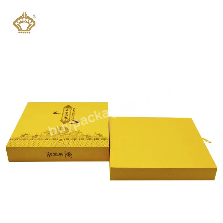 Wholesale Golden Custom Outer Cmyk Printing Gift Tea Packing Drawer Box For Packiging With Sponge Support