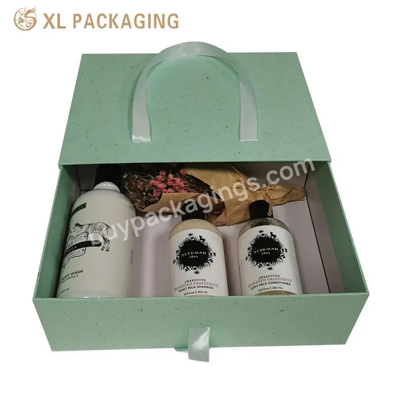 Wholesale Green Hard Paper Custom Logo Luxury Cosmetic Box Perfume Bottle With Box