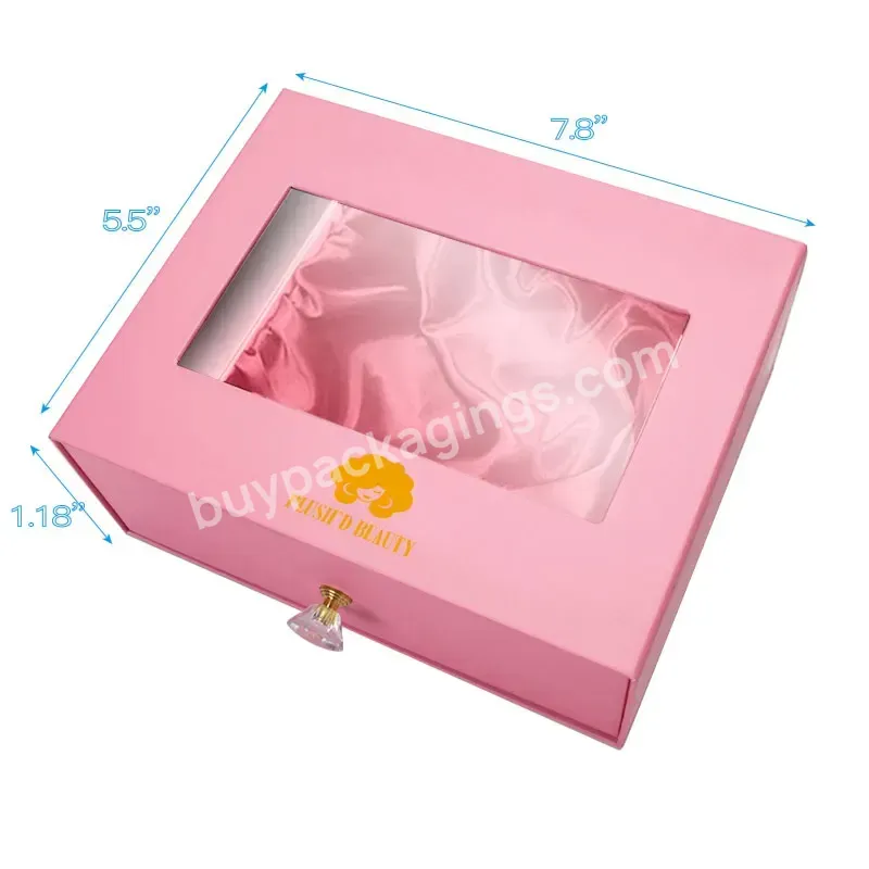 Wholesale Hard Rigid Cardboard Paper Boxes Luxury Storage Box With Ribbon Rope Gift Sleeve Drawer Slide Box Packaging
