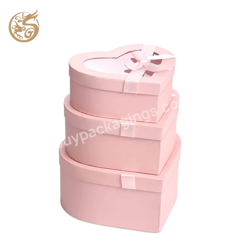 Wholesale Heart Shaped Boxes Packaging Flower Gift Paper Packaging Box - Buy Heart Shaped Box Customized,Flower Gift Paper Packaging Box,Heart Shaped Boxes Packaging Gift Boxes.