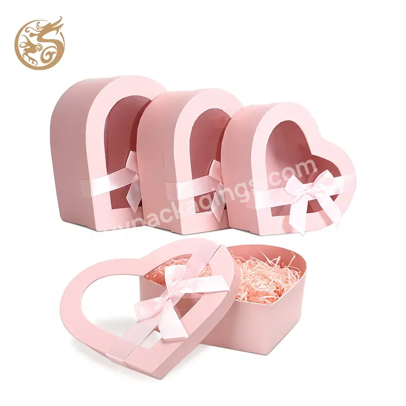 Wholesale Heart Shaped Boxes Packaging Flower Gift Paper Packaging Box - Buy Heart Shaped Box Customized,Flower Gift Paper Packaging Box,Heart Shaped Boxes Packaging Gift Boxes.