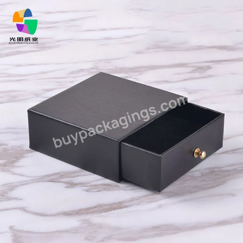 Wholesale Hot Sales Personalized Custom Standard Storage Foldable Cardboard Jewelry Drawer Boxes