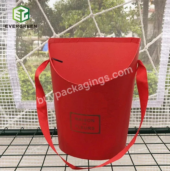 Wholesale Low Price Fries Barrels Shape Flower Gift Package Boxes For Wedding Festival Party In Stock
