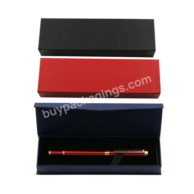 Wholesale Luxury Bespoke Custom Logo Rigid Cardboard Magnetic Paper Gift Folding Boxes For Pen