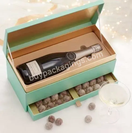 Wholesale Luxury Collapsible Opener Bamboo Wine And Chocolate Packaging Box Stemless Charm Magnum Wine Bottle Glass Gift Box - Buy Wine And Chocolate Box,Wine Glass Box Set,Stemless Wine Glass Boxes.