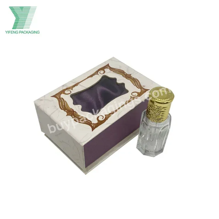 Wholesale Luxury Custom Packaging Gift Perfume Bottle Package Magnetic Closure Cardboard Paper Boxes With Window