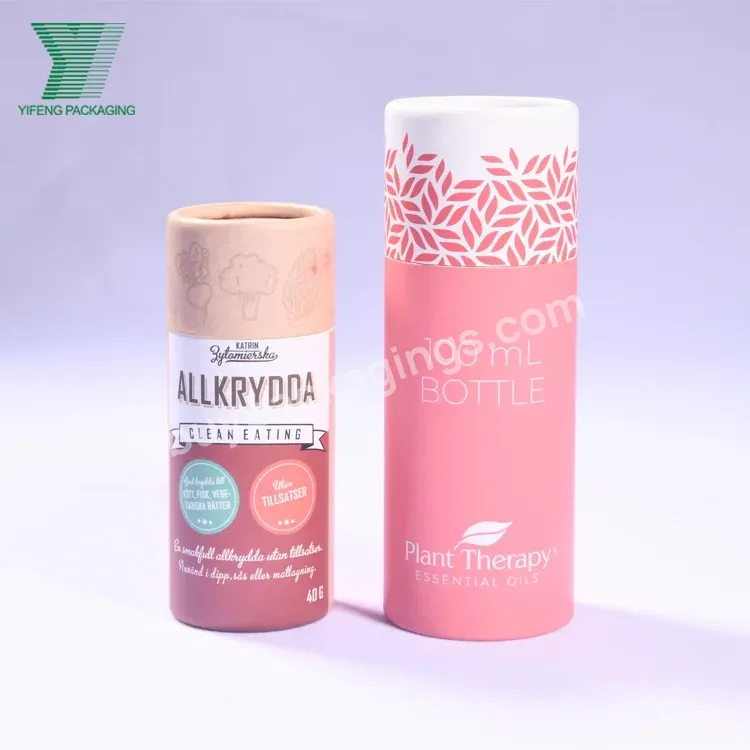 Wholesale Luxury Cylinder Paperboard Childproof Tea Tube Packaging Paper Cosmetic Canister Cylinder Packaging Box - Buy Biodegradable Cardboard Paper Cosmetic Container Cosmetic Box Paper Tube,Customized Cosmetics Containers Biodegradable Kraft Paper