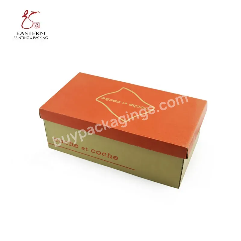 Wholesale Luxury Pink Color Customized Paper Shoe Box Logo Printed Tennis Shoe Boxes With Lid&bottom Type