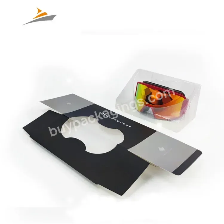 Wholesale Manufacture Custom Recyclable Shockproof Foldable Clear Window Packaging Box For Sun Glasses - Buy Sun Glasses Paper Box,Box For Sun Glasses,Paper Packaging Box For Glasses.