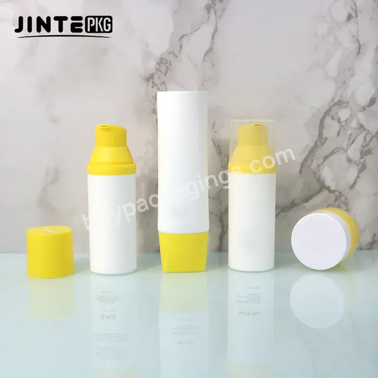 Wholesale Oem Empty Pet Plastic Cream Tube Pp Facial Cleanser Hand Body Cream Tube And Plastic Cosmetic Jars